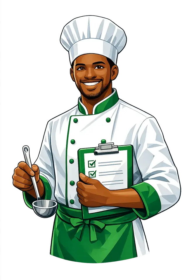 Restaurant chef illustration